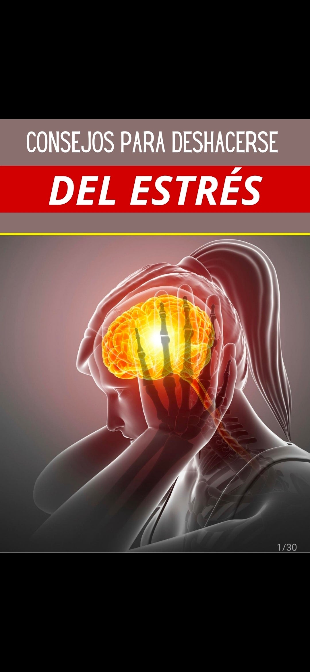 Consejos para que desparezca el estres.